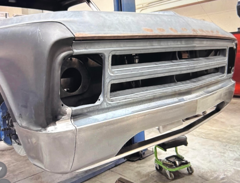 The Sting Ray 67-72 Chevy GMC Truck, Blazer, Suburban Front Rollpan 3pc