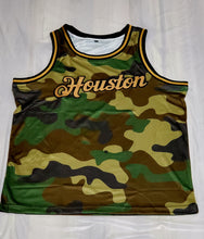 Load image into Gallery viewer, HOUSTON JERSEY--Camo Old Gold-Black Authentic Throwback