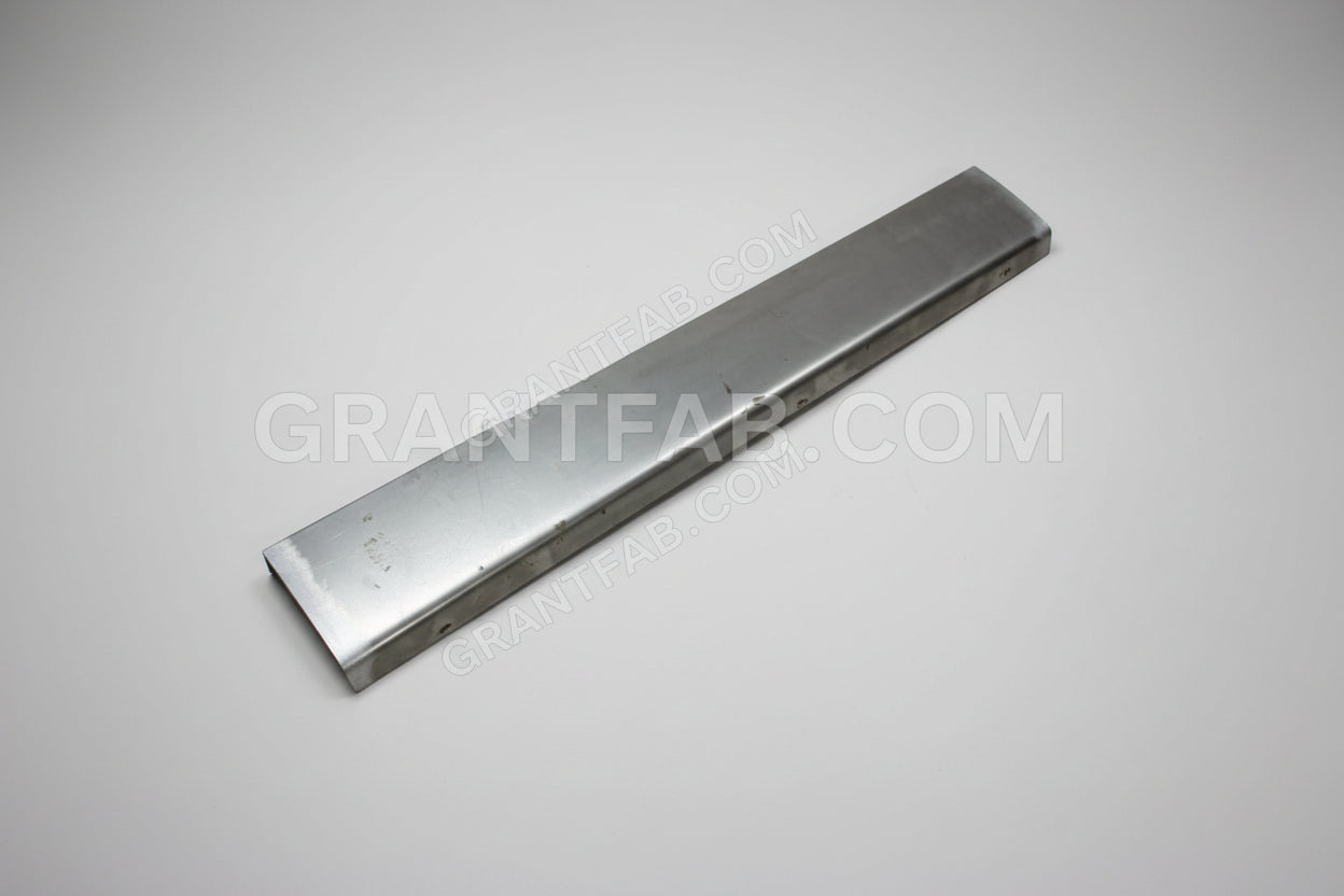 A silver-colored metal rollpan designed for use on a Ford Ranger mini truck.