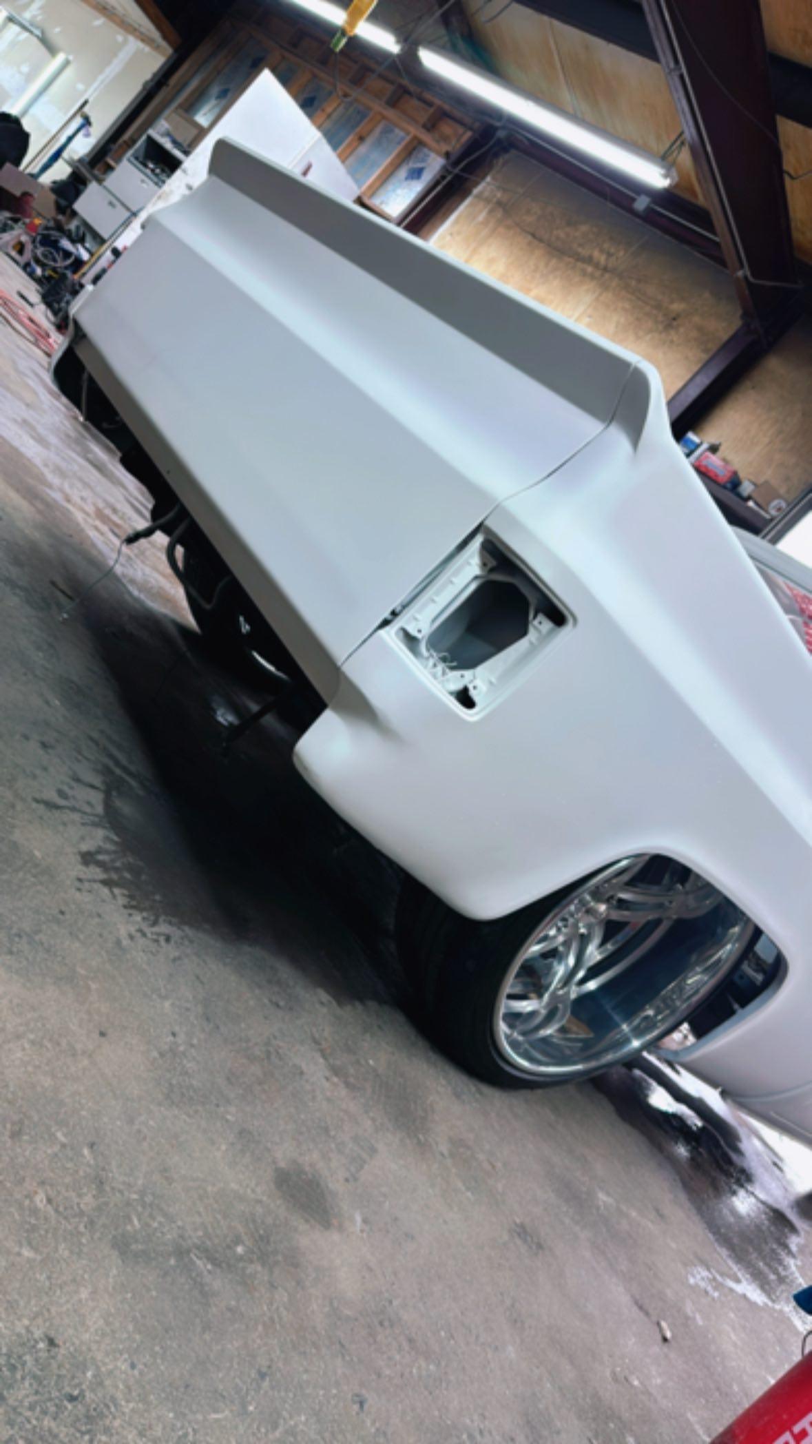 73-87 Chevy Truck Tailgate Skin W/ Pro Touring WING and Bed Caps