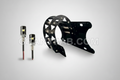 Overhang Tailgate License Plate Bracket W/ License Tag Screw Bolt Lamp