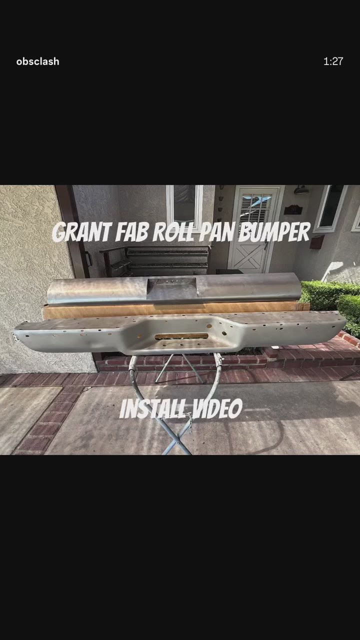 88-98 rear bumper cover rollpan install video
