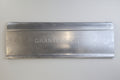 A silver tailgate skin for an 82-93 S-10 Chevy Truck