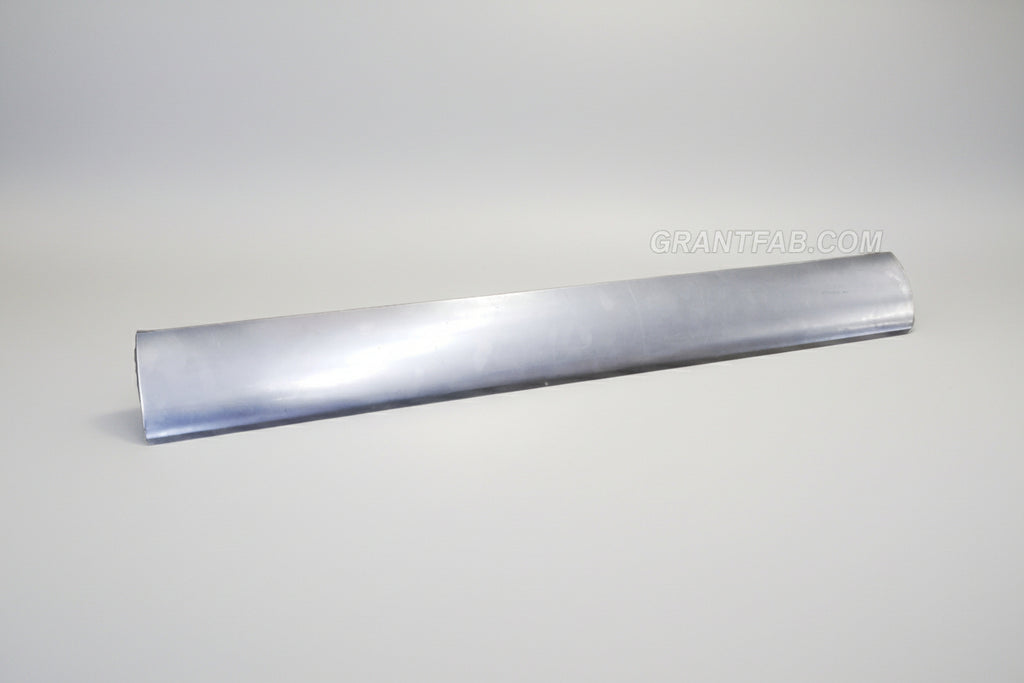 A silver-colored rollpan for a Dodge Dakota vehicle.