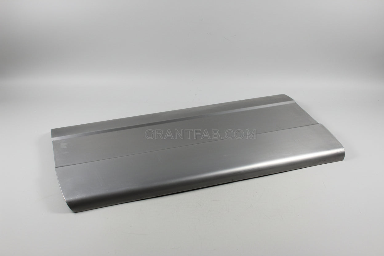 A gray sheetmetal combo for a 61-66 Ford F100, displayed on a plain background.