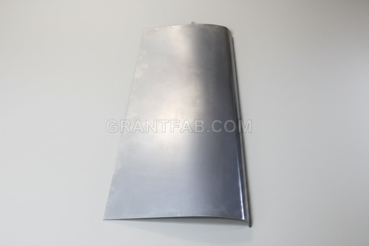 A silver tailgate skin for a 07-13 Chevy/GMC truck.