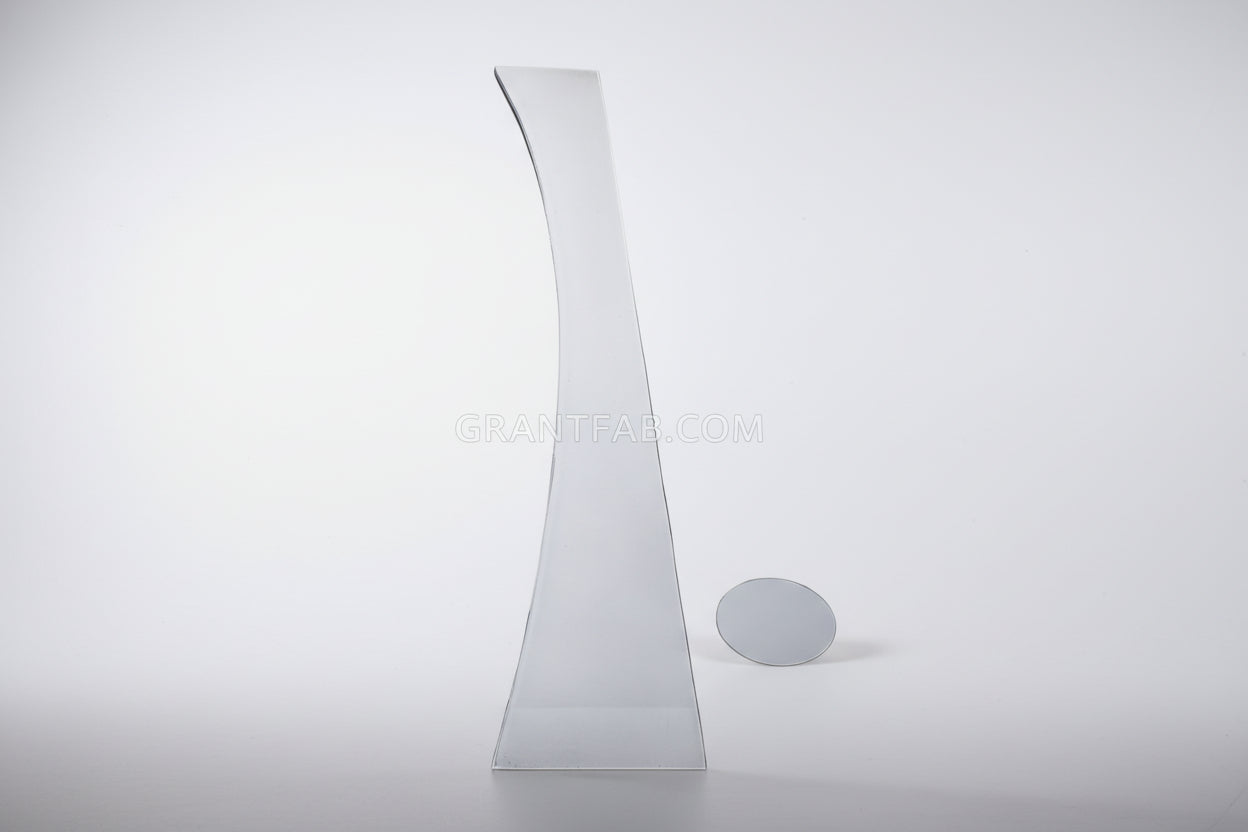 A new white wiper cowl skin for a Chevy S-10, displayed on a plain background.