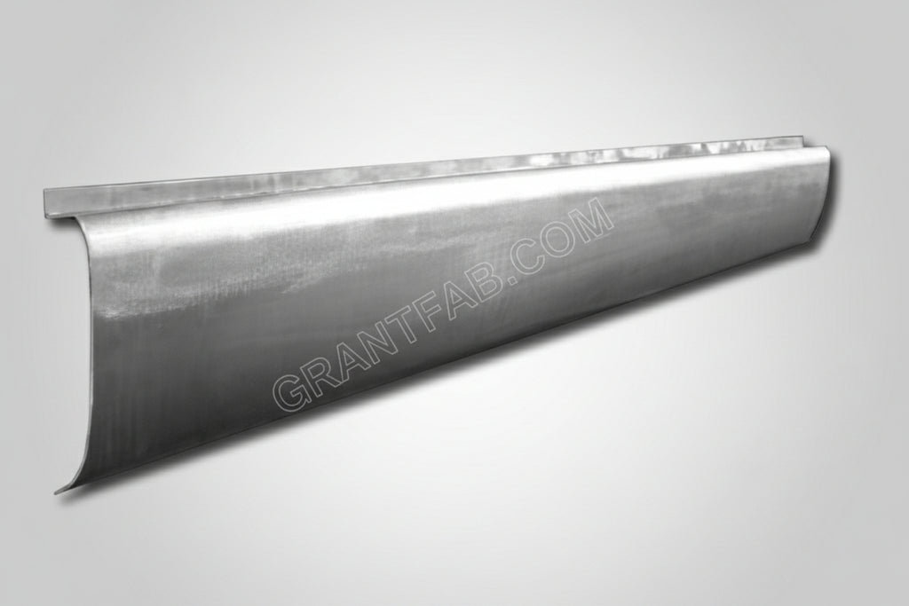 A silver aftermarket rollpan for a 88-98 Chevy Fleetside vehicle.